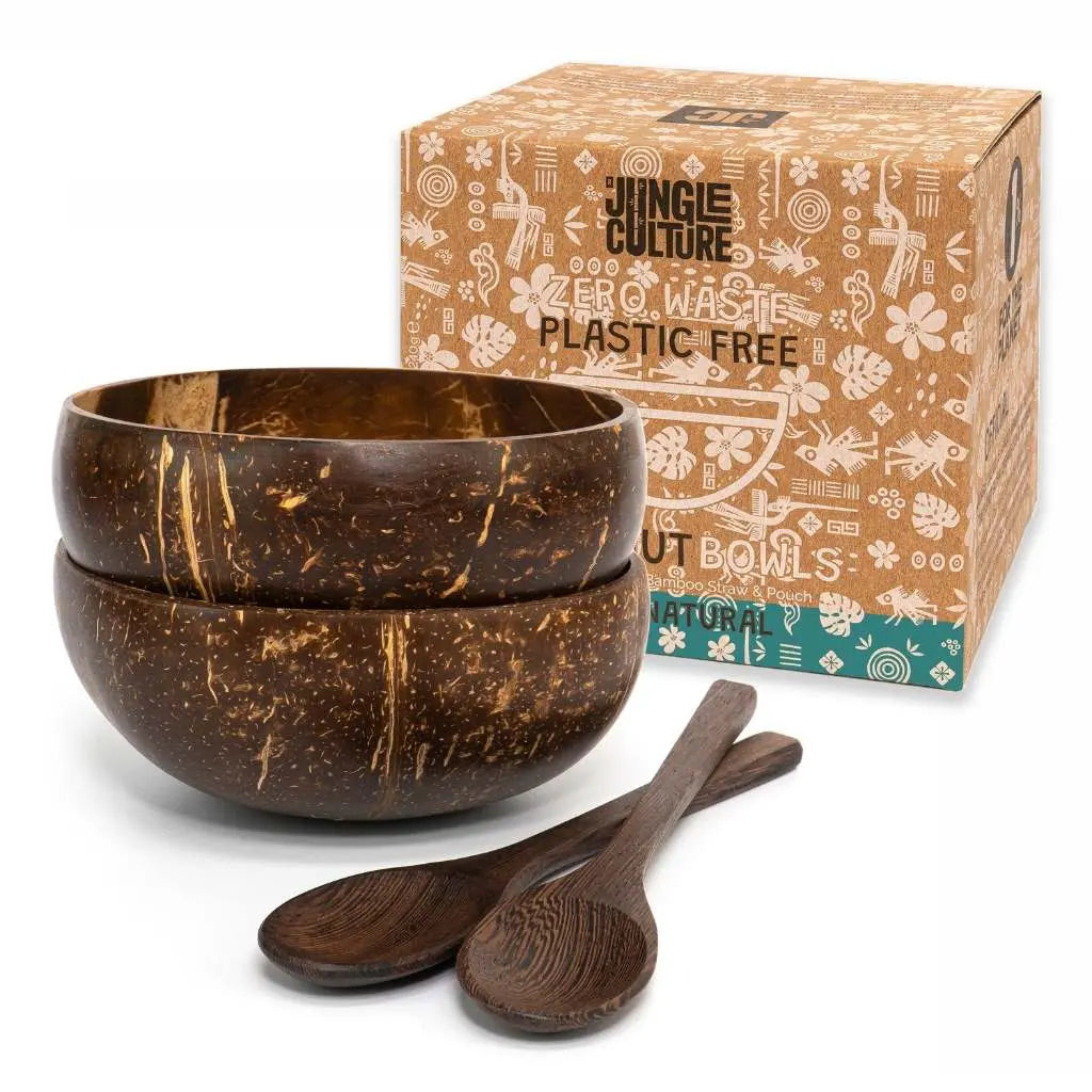 Classic Coconut Bowl & Spoon Shipping to US, UK & EUROPE